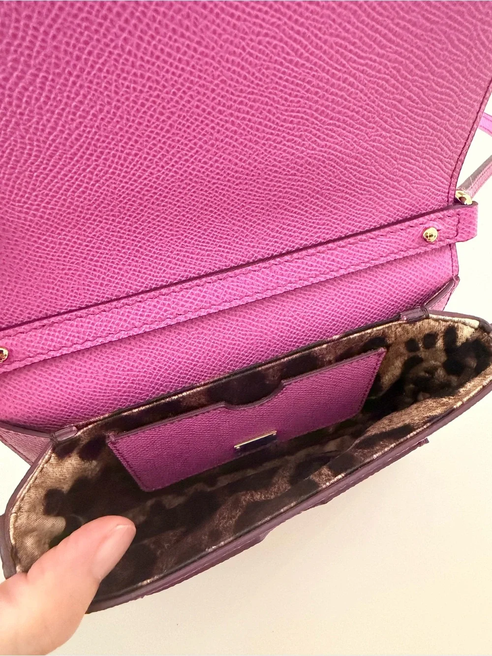 Dolce & Gabbana Pink Leather Tablet Sleeve with Wrist Strap
